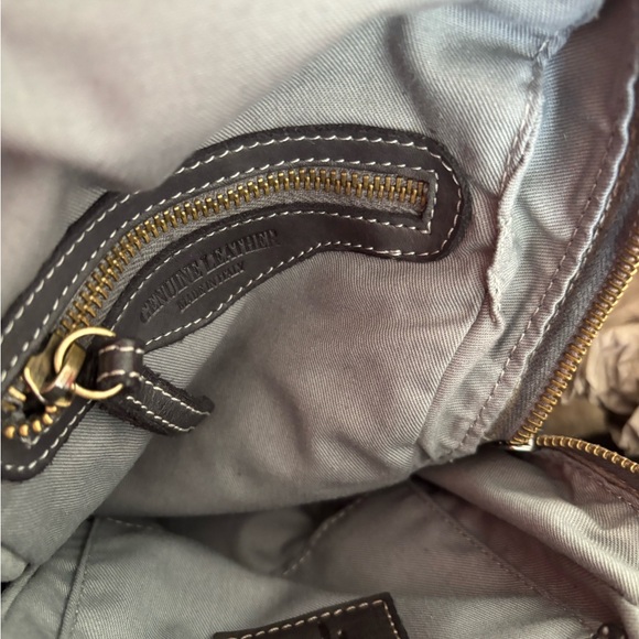 Dark Grey Leather Sling/Crossbody Bag - New - Picture 8 of 8